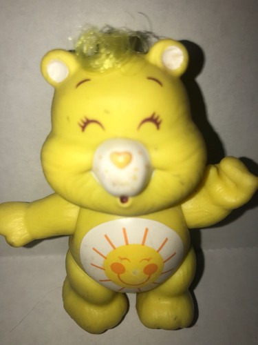 Vintage Care Bears FUNSHINE BEAR Poseable Figure Kenner 1984