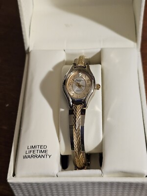 Precision by Gruen gold silver two tone Analog Watch Dead Stock New In Box