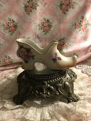 Antique RS Porcelain MARIE ANTOINETTE Style SHOE 7