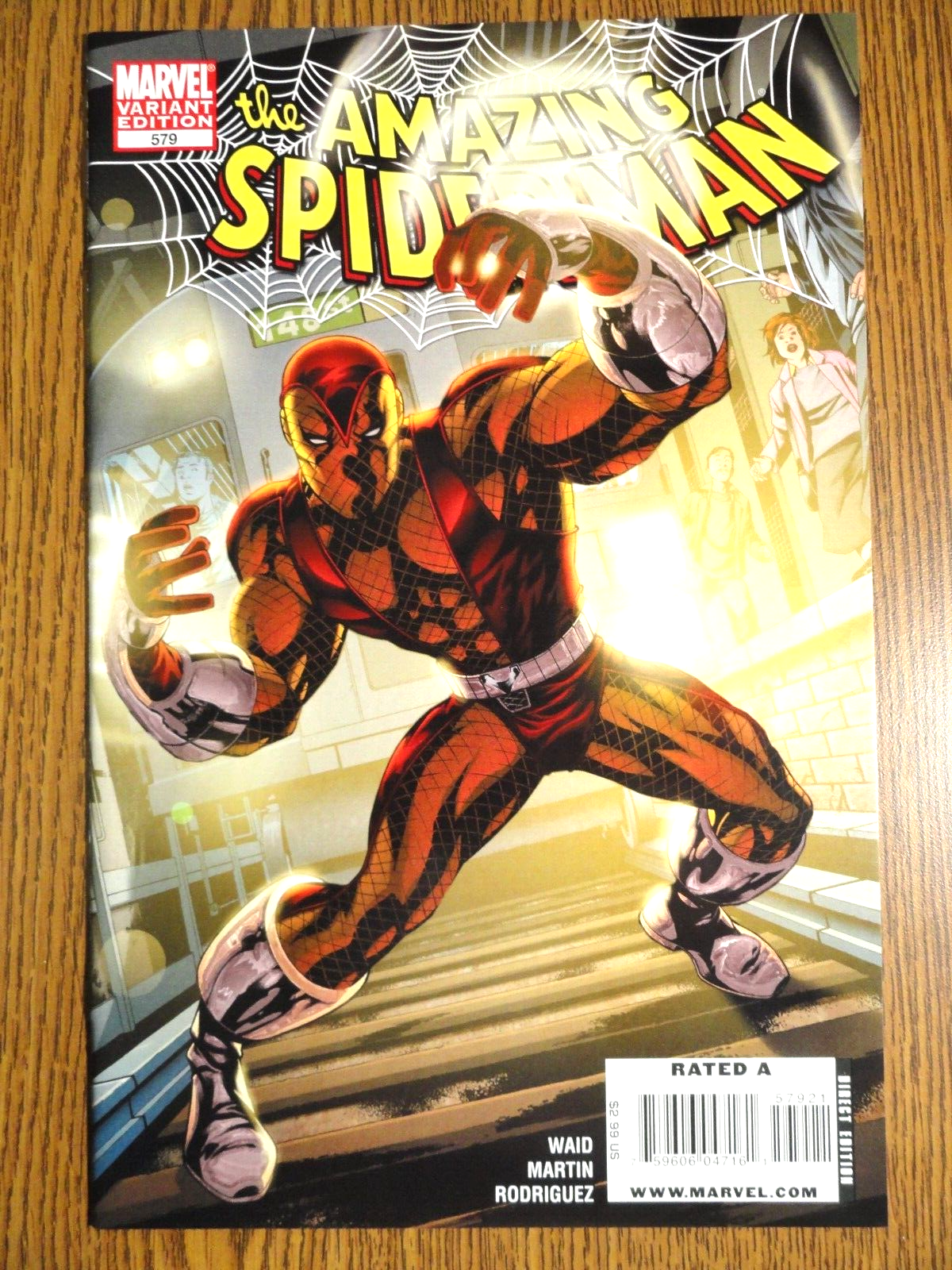 Amazing Spider-man #579 Shocker Villain Variant Cover Waid 1st