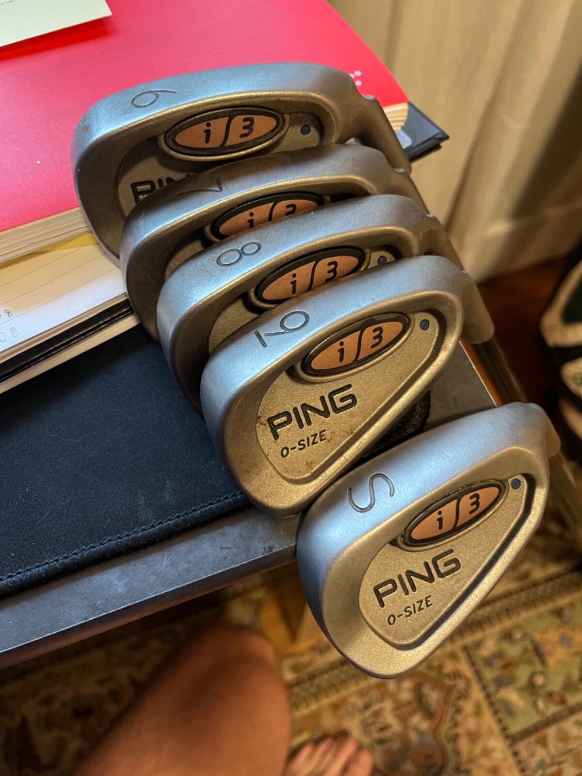 PING i3 O-SIZEアイアン#4〜#9　S W 8本セット Ping i 3 O Size Iron Set 4 To W Orange Dot RH | eBay