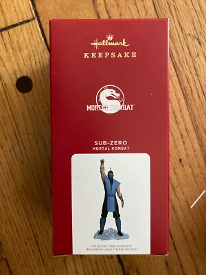 Hallmark 2021 Mortal Kombat SUB-ZERO Keepsake Christmas Ornament 5''