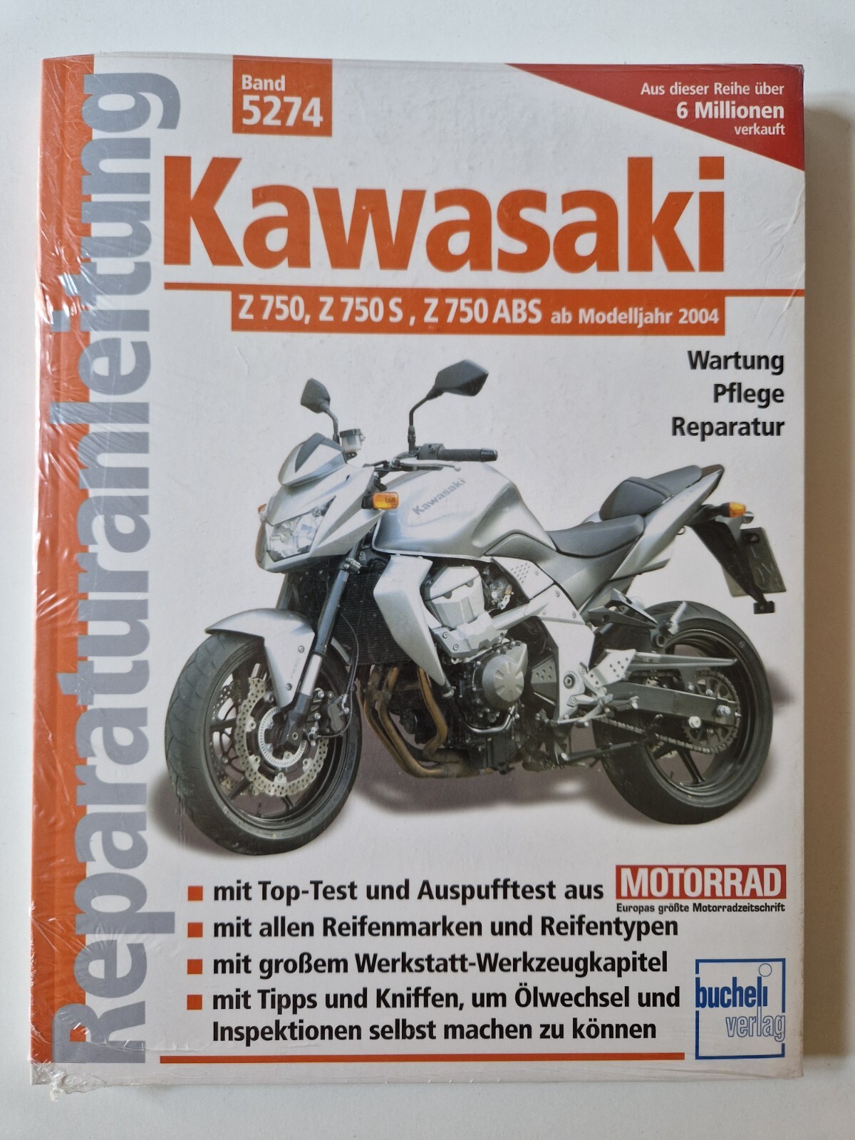 メル Reparaturanleitung 5274 Kawasaki Z750 und Z750S ab 2004 bis