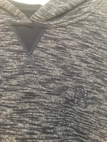 Parish Nation  XL Black Hoodie Health Wealth Wisdom Sweatshirt  Black and Gray