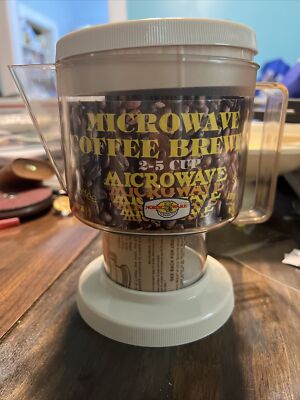 Vintage Nordic Ware Chef Tell Microwave 2-5 Cup Coffee Brewer New In Box 