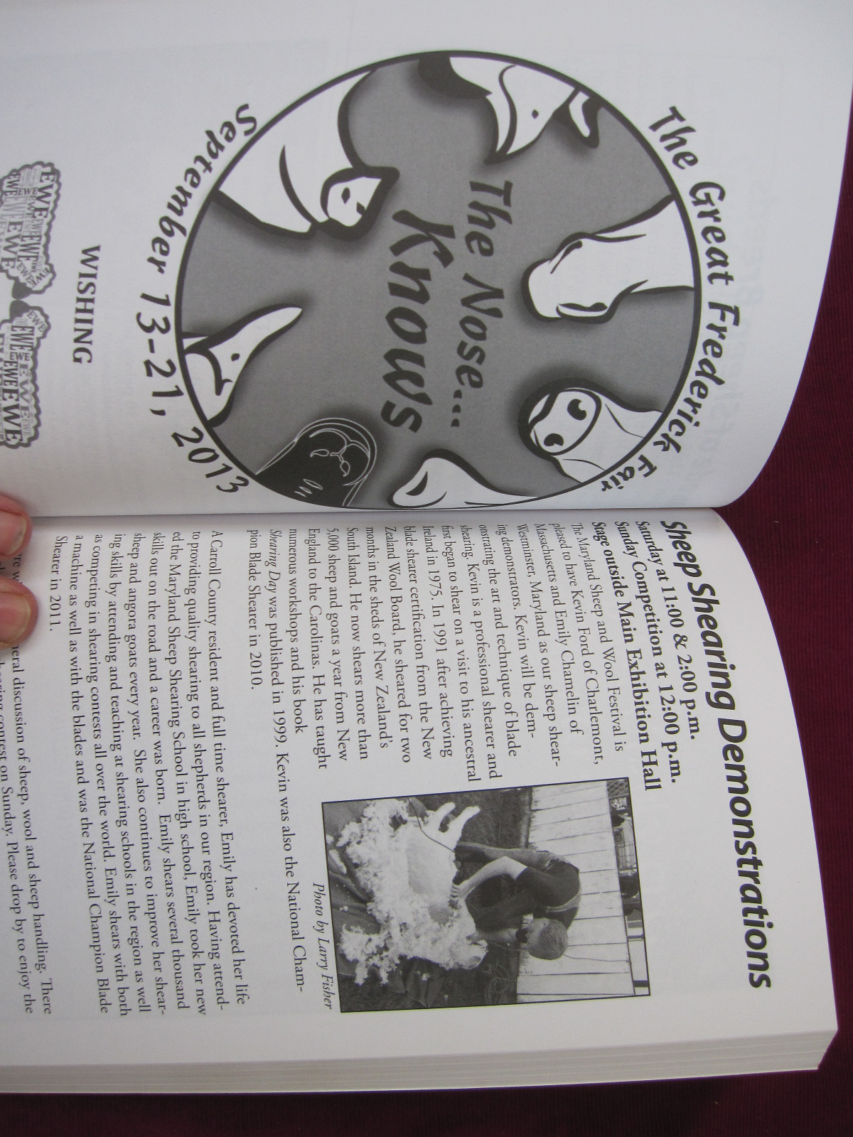 The 40th Anniversary Maryland Sheep & Wool Festival Catalog, 2013