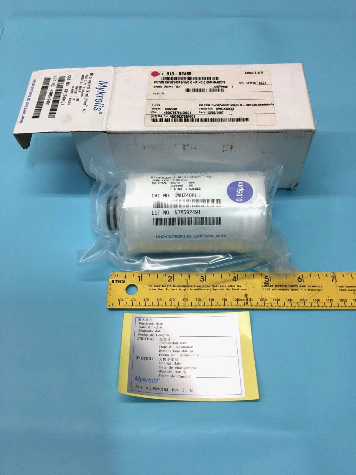 MYKROLIS CWUZ40KL1 MICEOGARD MINICHEM 40, 0.05 MICRON, 810-52469, 117573