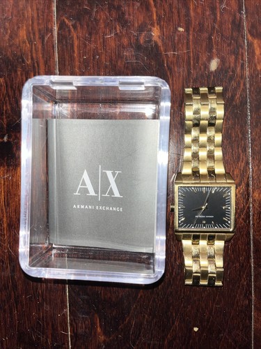 Gold Armani Exchange Watch in Original Box Amazon.com: Armani Exchange A|X Men main image 4