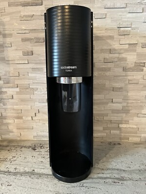 Soda Stream Terra Black Sparkling Water Maker Terr-001- Unit Only