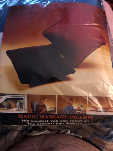 Magic Massage Pillow Navy Blue