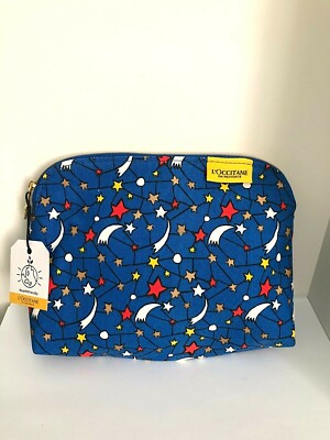 L Occitane En Provence''Earthfriendly'' Cosmetic Bag With Zipper-New