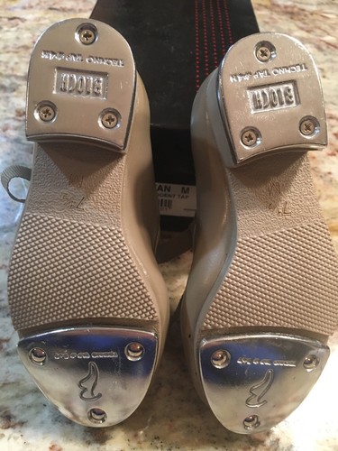 Tan Tap Shoe Bloch Dance Now Style Sz Little Girls 7.5M