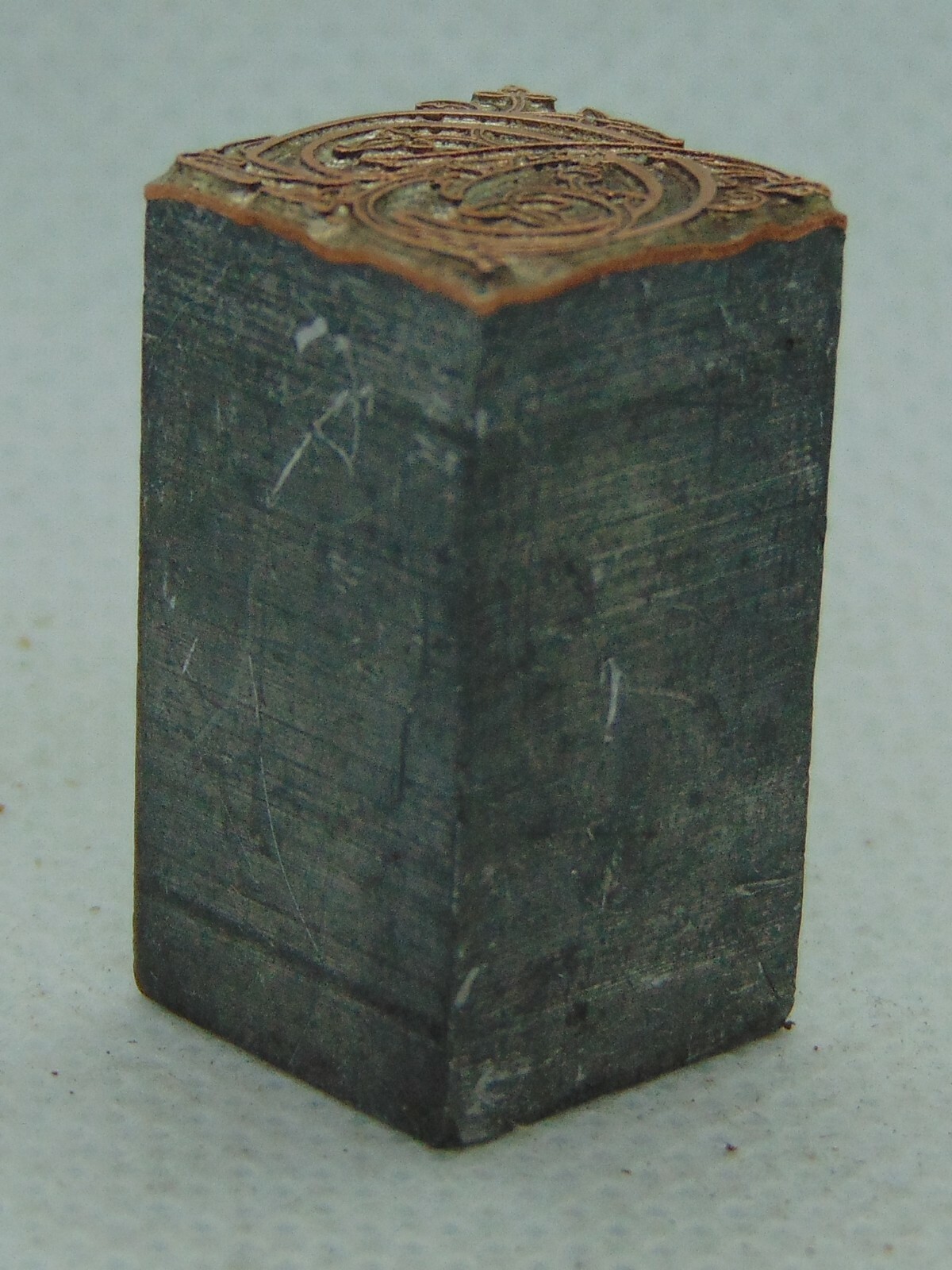 Vintage Letterpress Printing Block Fancy 