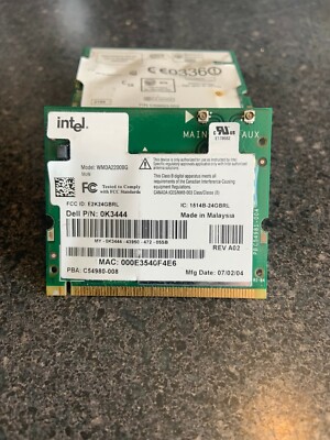 Dell mini PCI wireless card OK3444