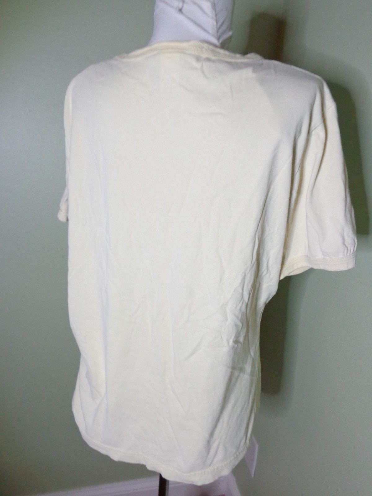 Beatles Abbey Road T-Shirt Yellow Womens 16W 100% cotton NICE !!!!