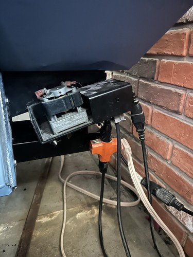 Ventilador De Estufa Alimentado Por Calor Con Termómetro De 5 Cuchillas