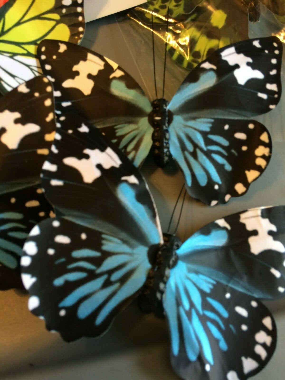 Lot of 22 Clip On Butterfly Decorations