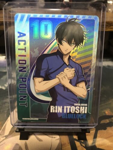 Union Arena Card Blue Lock Rin Itoshi Action Point AP Rare Union Arena Card Blue Lock Rin Itoshi Action Point AP Rare