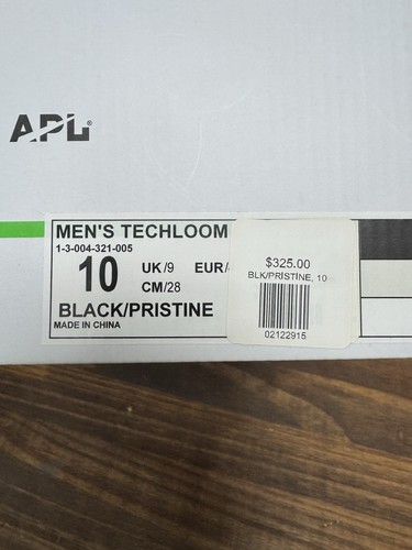 Pre-owned Apl Athletic Propulsion Labs Apl Men's Defender Techloom Black Pristine Size 10 Bnwb