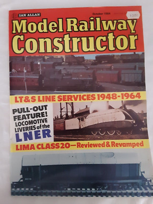 Model Railway Constructor #606 Oct 1984 FREE SHIPPING British building layoutNEW