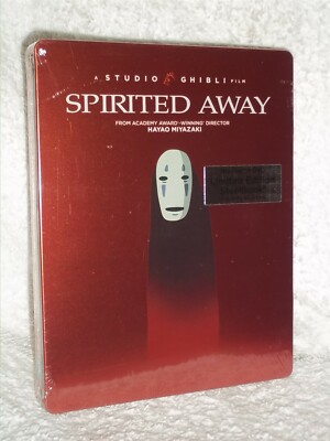 Spirited Away (Blu-ray, 2020 LIMITED EDITION STEELBOOK) anime Hayao Miyazaki NEW