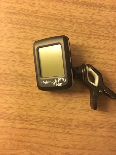 Yamaha YT 1200 Guitar Bass Tuner Intellitouch PT 10 Clip On Tuner