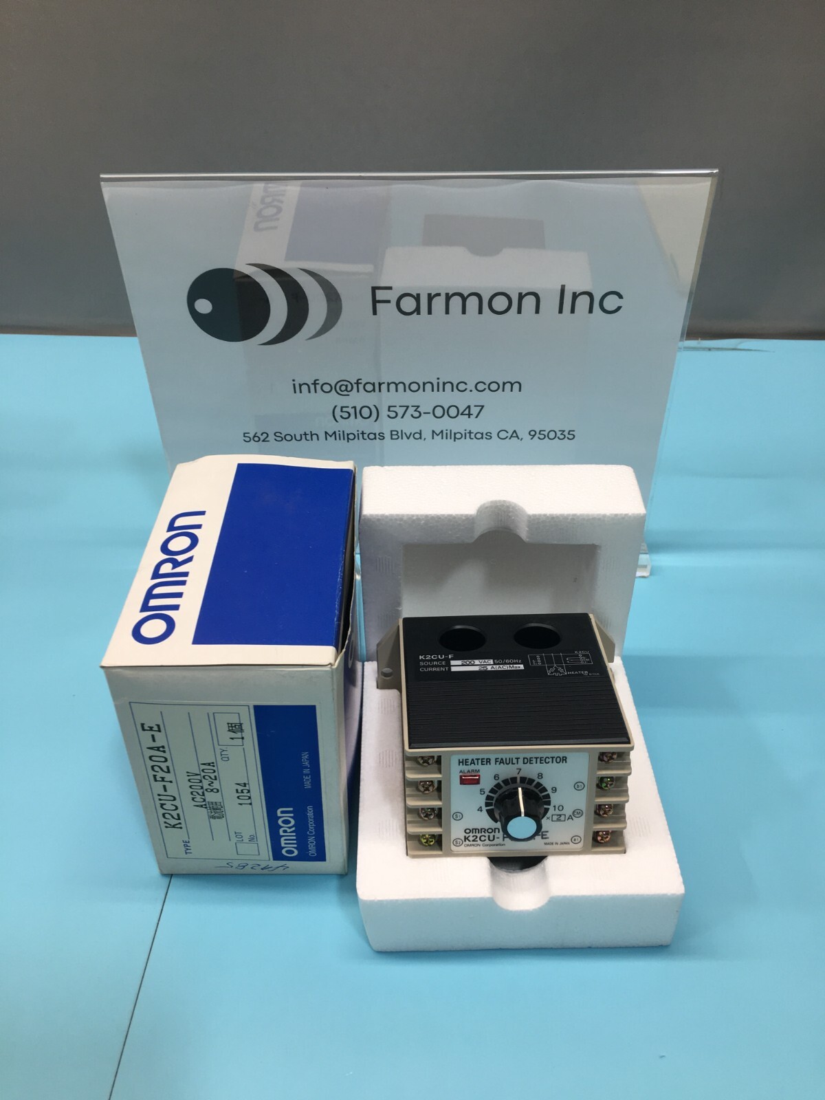 Omron K2CU-F20A-E Heater Fault Detector, 133296