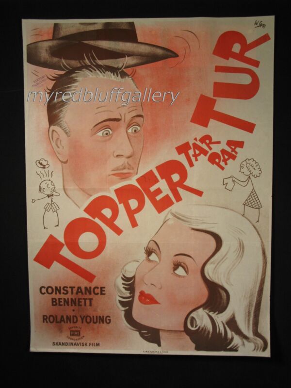 TOPPER TAKES A TRIP 1938 Roland Young and Constance Bennett