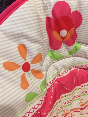 fisher price space saver highchair cover Replacement Pink Fabric Cover Washable