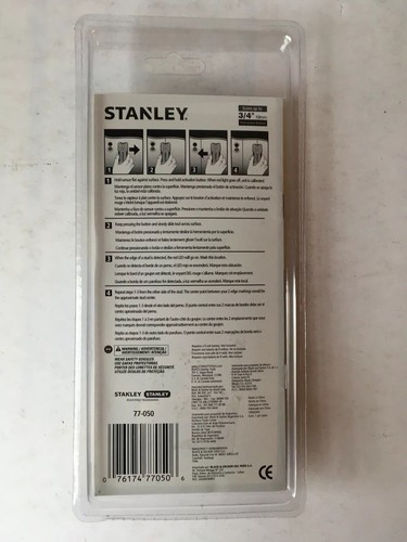 STANLEY Stud Sensor 3/4 Inch Depth Finder Yellow CHN 77-050