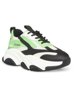 

STEVE MADDEN Женские черные 2-дюймовые спортивные кроссовки на платформе Possession Toe 9,5 M, Черный, POSS03S1