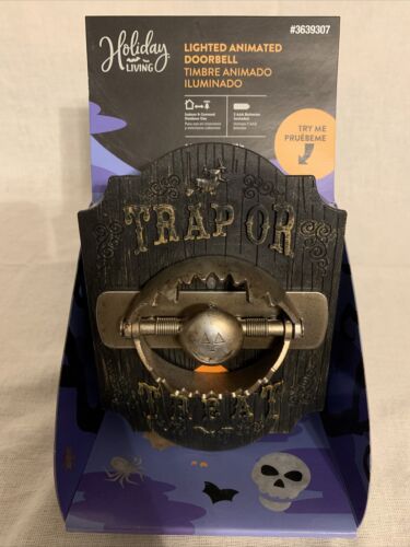 Animated Trap or Treat Bear Trap Prop Doorbell  8