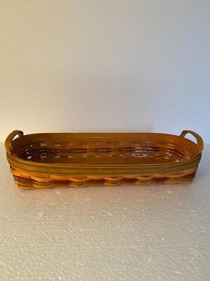 Longaberger 2000 Autumn Reflections Large Harvest Blessing Basket W/ Protector