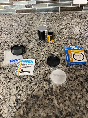 Lot of 2 camera Lens Filters Polarized Tiffen 58mm Promaster Spectrum 7 49mm