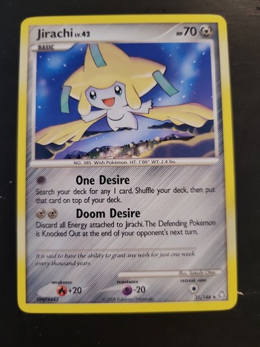 Pokemon Card 2008 Legends Awakened - Jirachi 31/146 | eBay