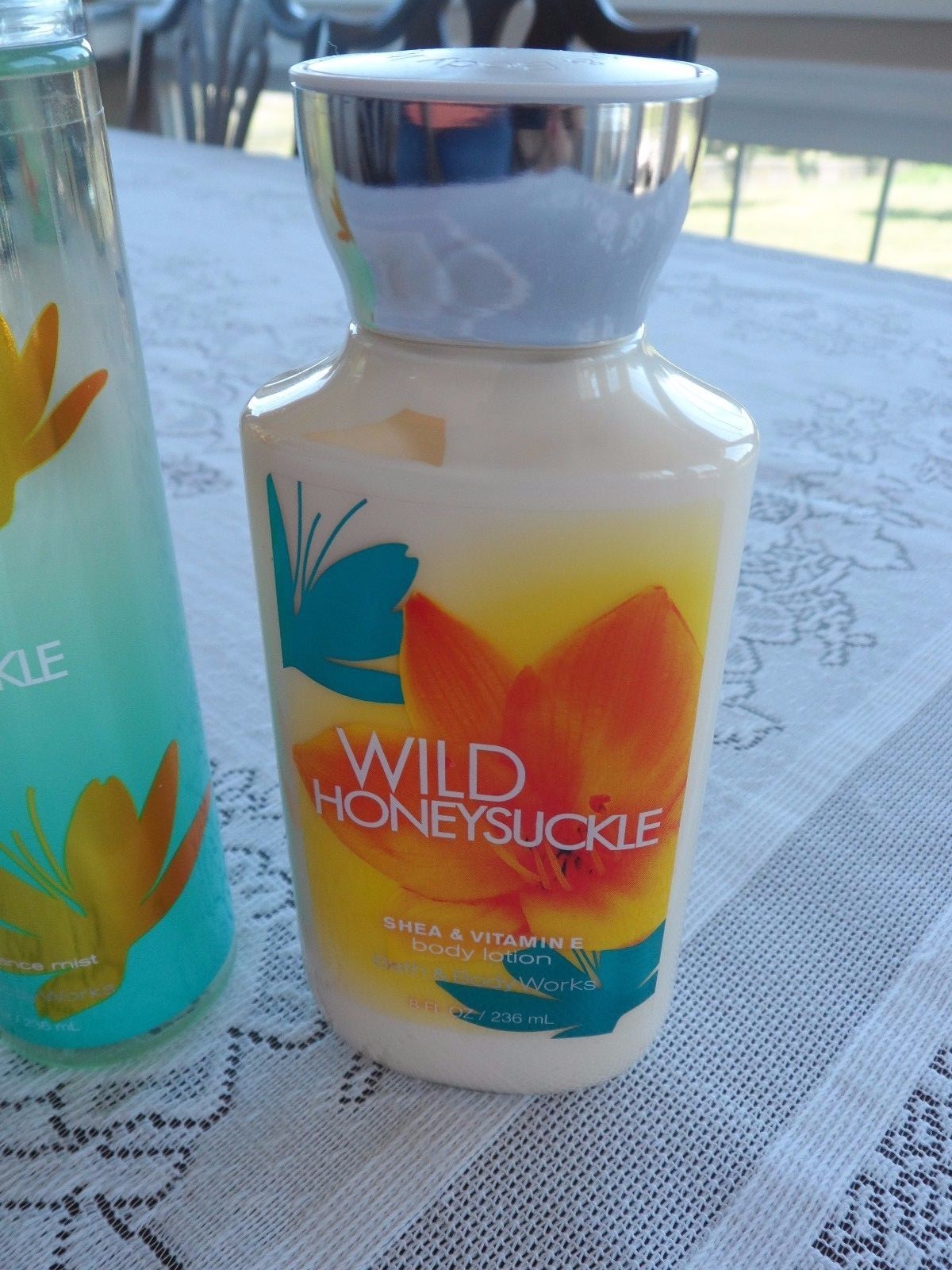NEW Bath and Body Works Set Wild Honeysuckle Spray Lotion Retired HTF Full Sizes