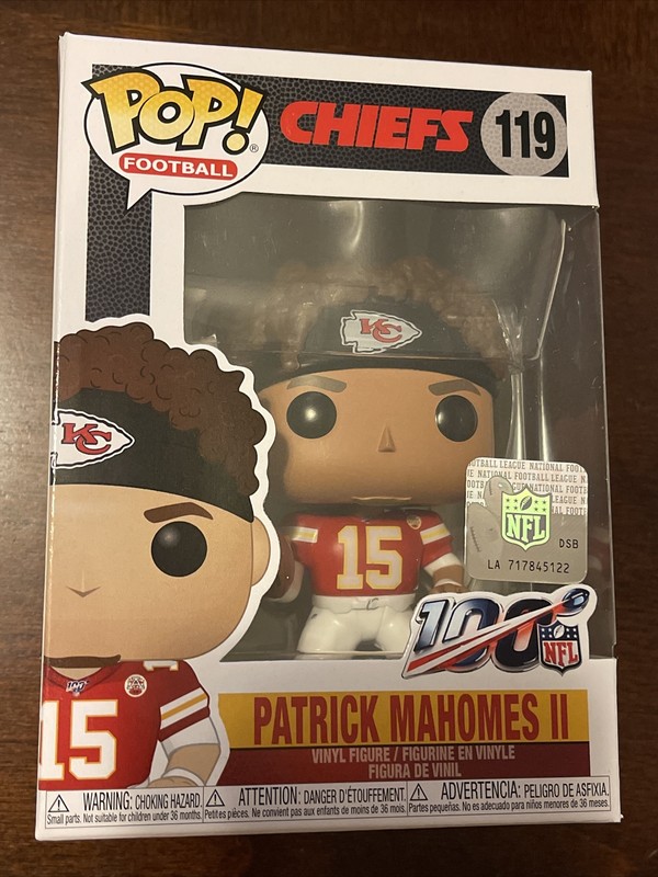 patrick mahomes funko pop white jersey