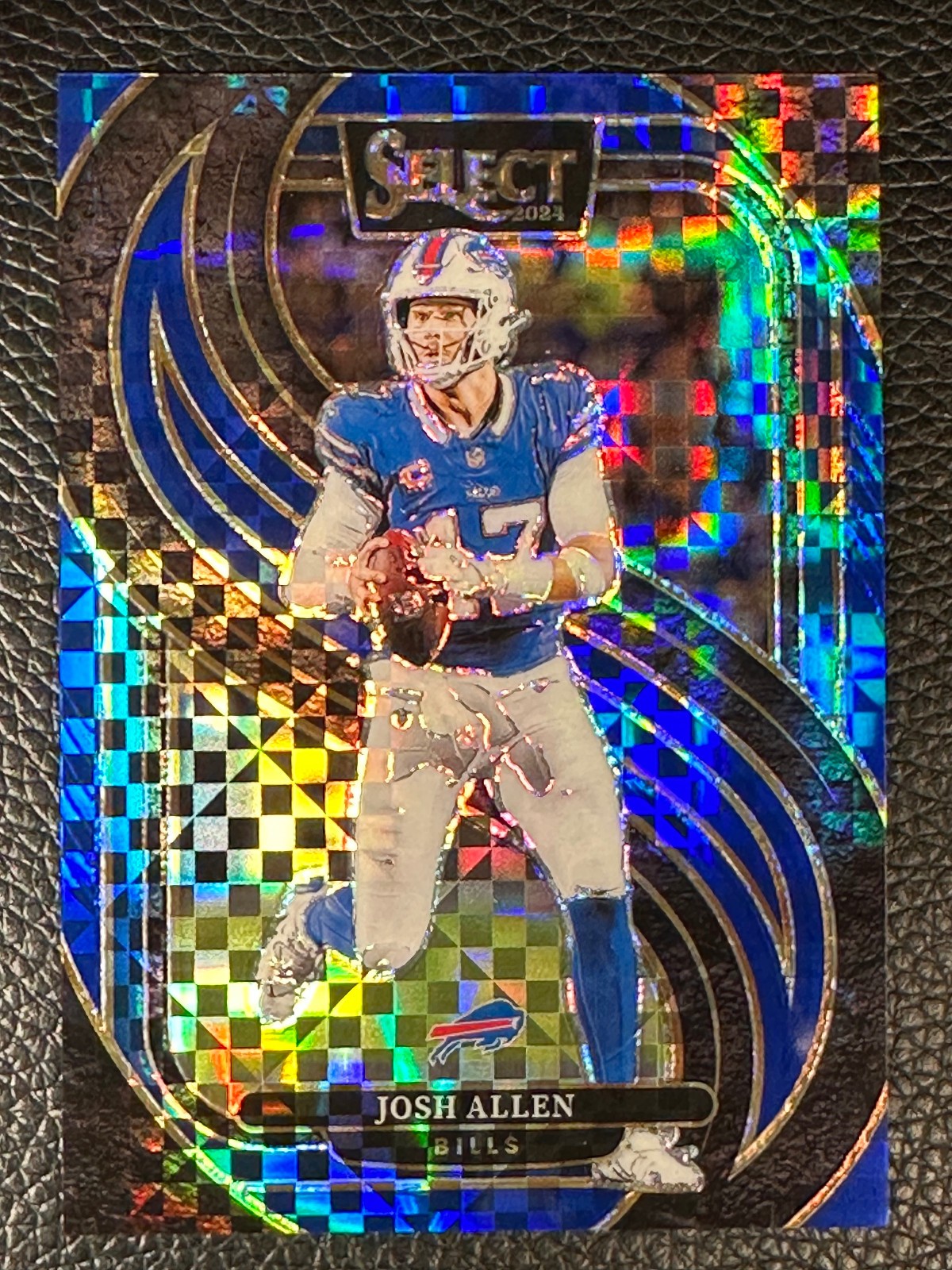 2024 Panini Select Blue Power Prizm #122 Josh Allen 44/175