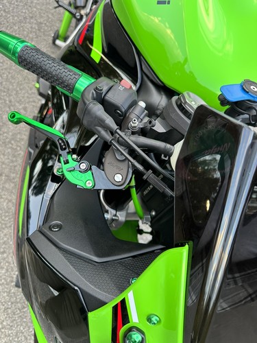 MAY⑬ Kawasaki ZX6R ZX636 (ABS Only) Brake Lines 2013-2024 (5