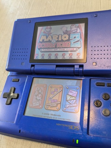 Nintendo DS Original NTR-001 Cobalt Blue Handheld Console Nintendo DS Original NTR-001 Cobalt Blue Handheld Console