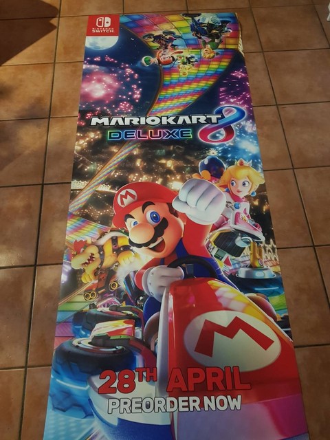 Mario Kart 8 Deluxe Vinyl Poster Collectables Gumtree Australia