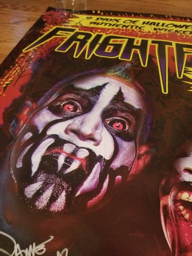 Twiztid - Fright Fest 2013 Tour Poster insane clown posse the r.o.c. hallowicked