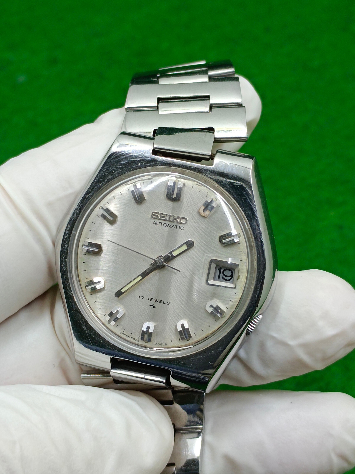 【値下げ】【昭和レトロ】SEIKO　手巻き　17 JEWELS 値下げ】【昭和レトロ】SEIKO 手巻き 17 JEWELS