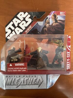 2006 Star Wars Unleashed Battle Packs Jedi Masters Order SIXTY-SIX NIB