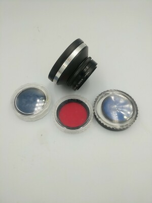 Lot(4) 49mm lens&filters Made in Japan Bower Promaster Spectrum Continental Hoya