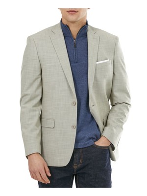 

BAR III Мужской бежевый однобортный пиджак стрейч, TTAY1CEZ0091