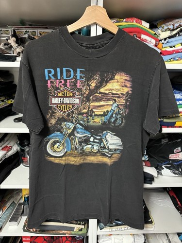 トップス 80s Harley-Davidson vintage tee Vintage Harley Davidson Motorcycle T-shirt “milwaukee Iron
