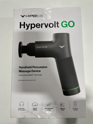 Hyperice Hypervolt GO Black Hand-Held Percussion Massage Gun -Black