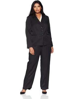 

LE SUIT Womens Black Wear To Work Брюки прямого кроя, Черный, 493280222