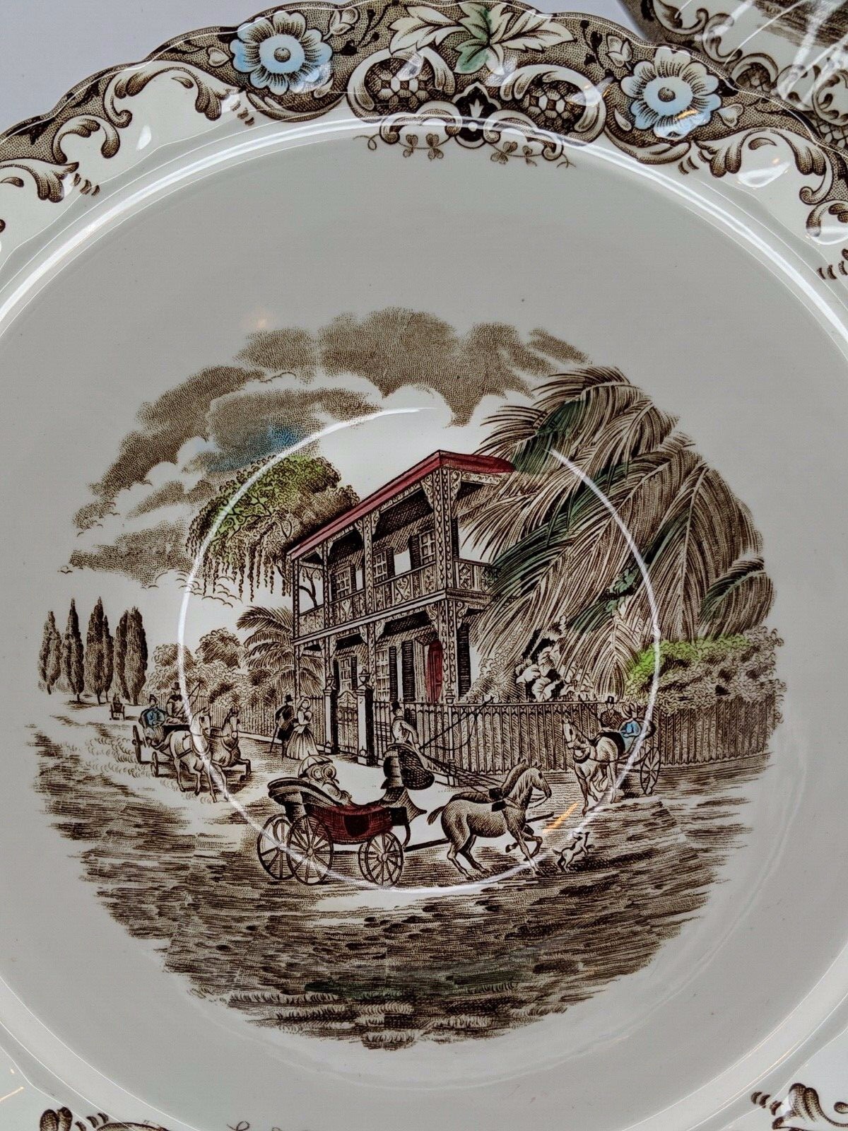 Heritage Hall China Vegetable Fruit Bowl French Provincial 4411 Made in England